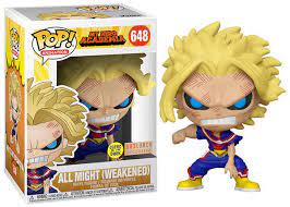 Pop! Animation: My Hero Academia - All Might [Weakened GITD] (Box Lunch Exclusive)