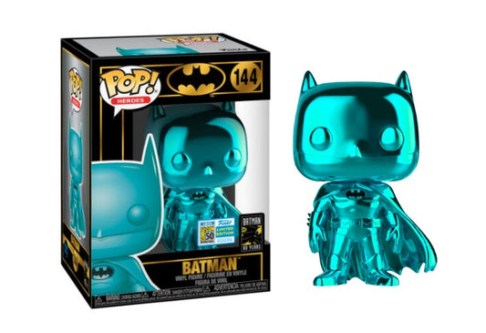 Pop! Heroes: Batman [Teal Chrome] (SDCC 2019)