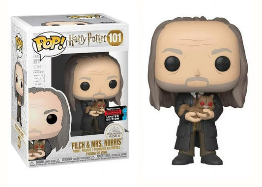 Pop! Harry Potter: Filch & Ms. Norris (Fall Convention Exclusive 2019)