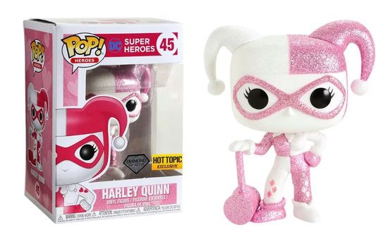 Pop! Heroes - Harley Quinn [Pink Diamond] (Hot Topic Exclusive)