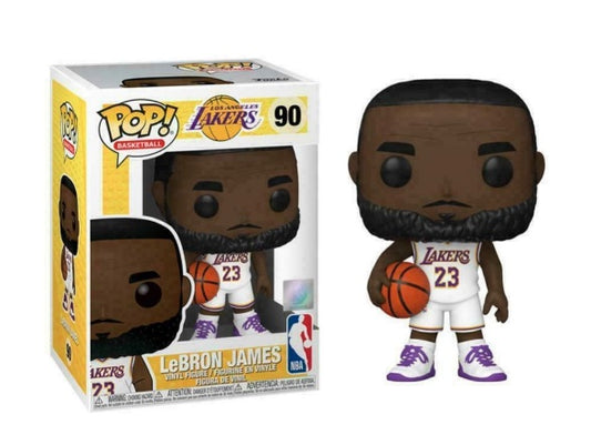 Pop! Basketball: Los Angeles Lakers - LeBron James [White Jersey Alternate]