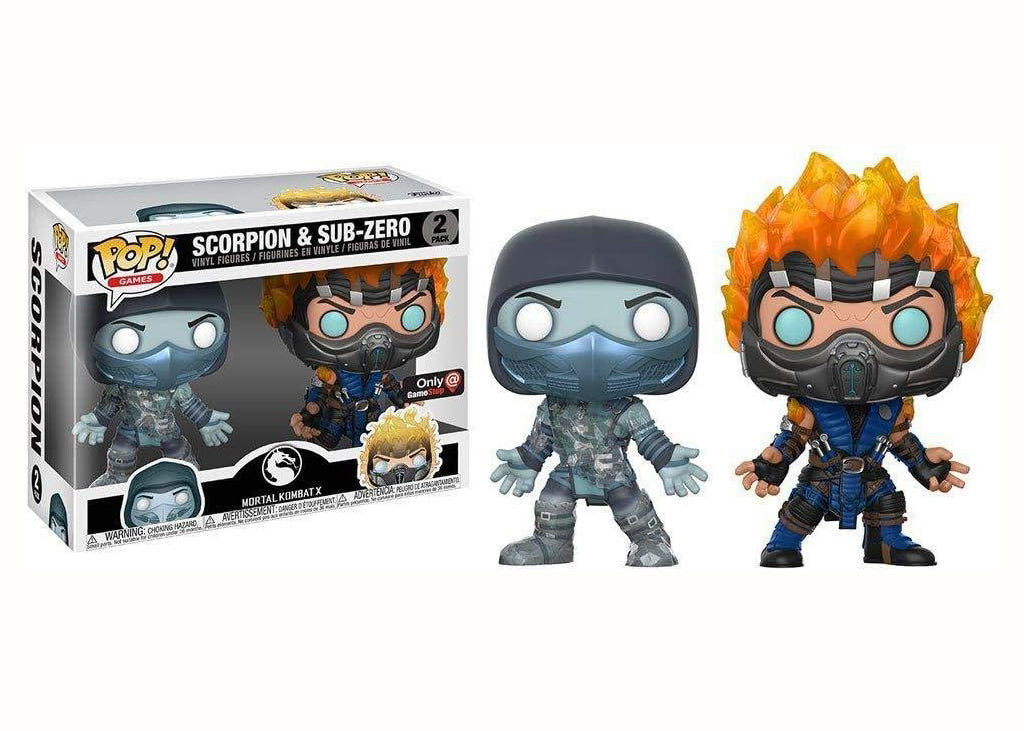 Pop! Games: Mortal Kombat - Scorpion & Sub-Zero (Gamestop Exclusive)