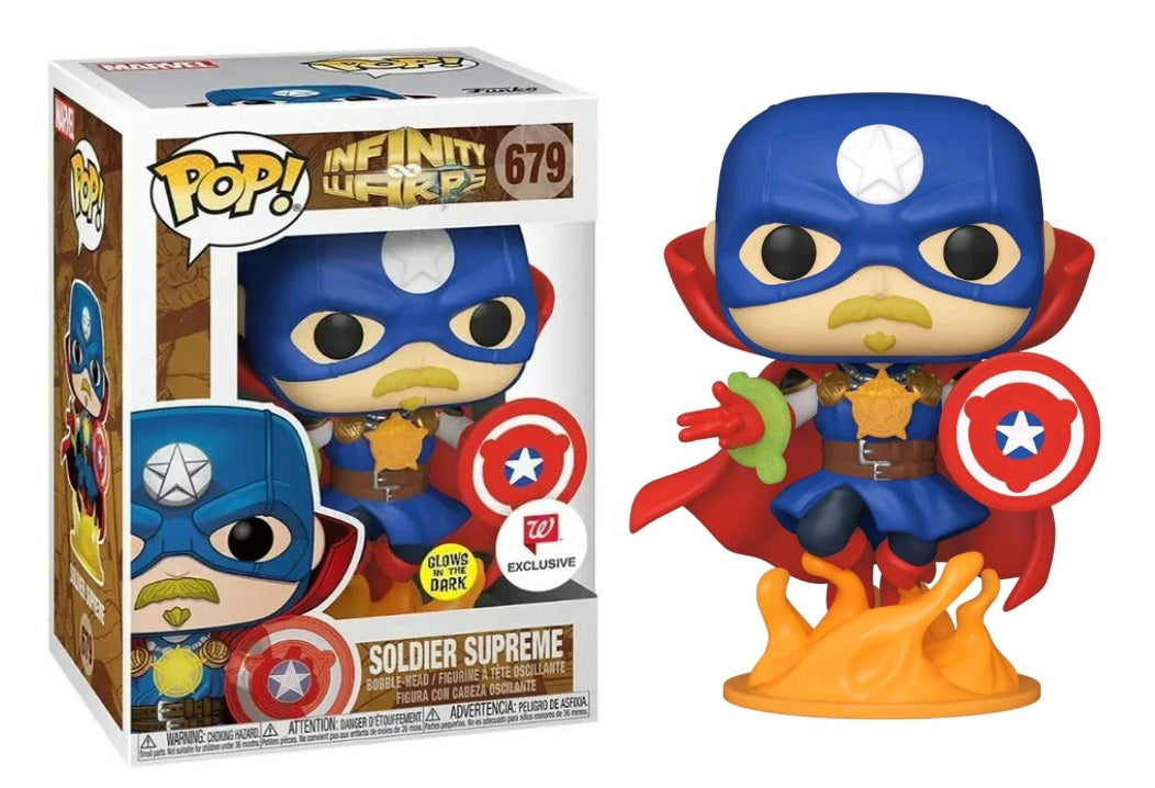 Pop! Marvel: Infinity Warps - Soldier supreme [GITD] (Walgreens Exclusive)