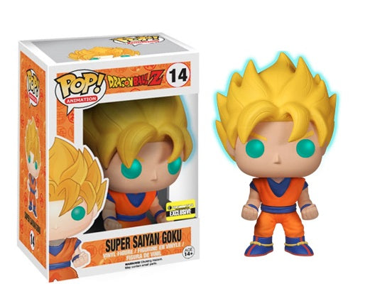 Pop! Animation: Dragon Ball Z - Super Saiyan Goku [GITD] (Entertainment Earth Exclusive)