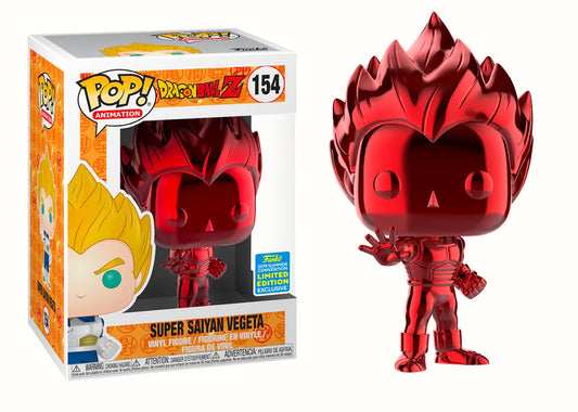 Pop! Animation: Dragon Ball Z - Super Saiyan Vegeta [Red Chrome] (2019 Summer Convention Exclusive)