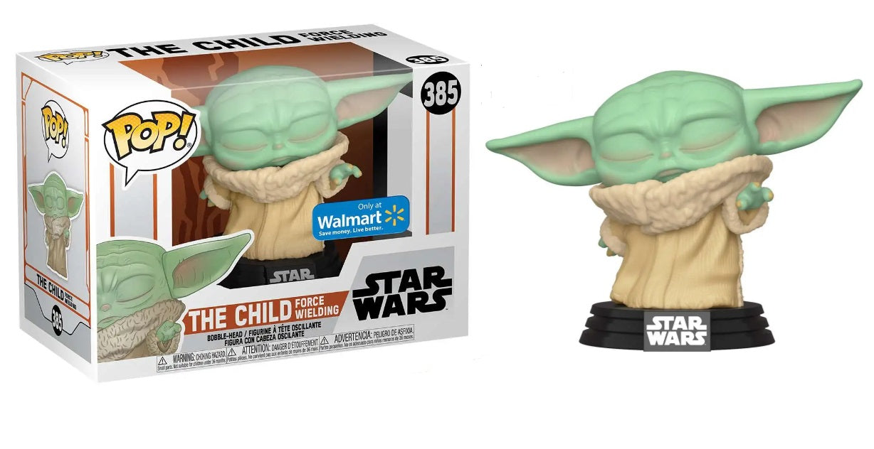 Pop! Star Wars: The Mandalorian - The Child [Force Wielding] (Walmart Exclusive)