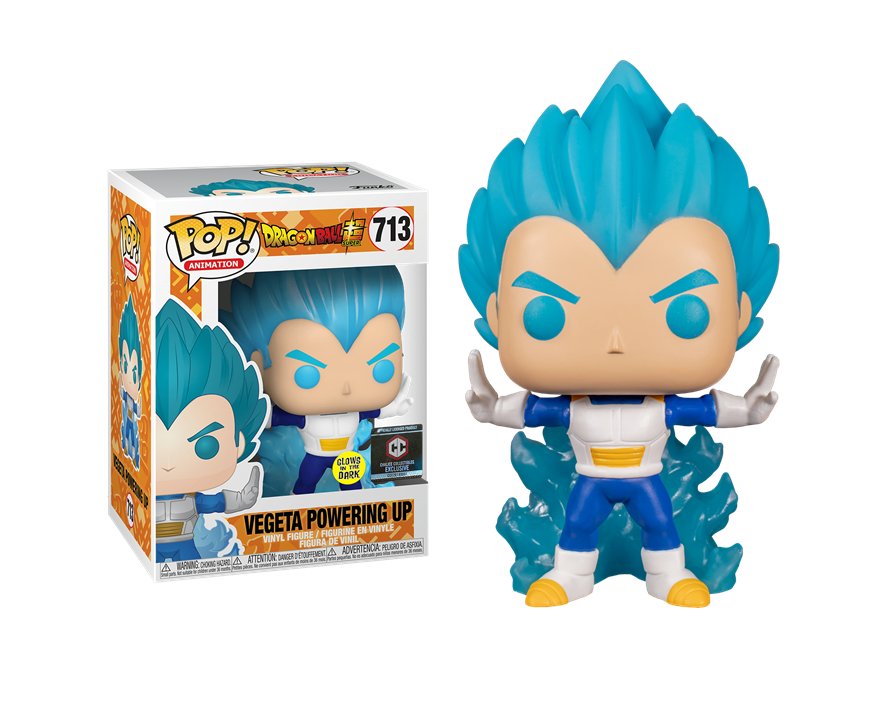 Pop! Animation: Dragon Ball Z - Vegeta Powering Up [GITD] (Chalice Exclusive)