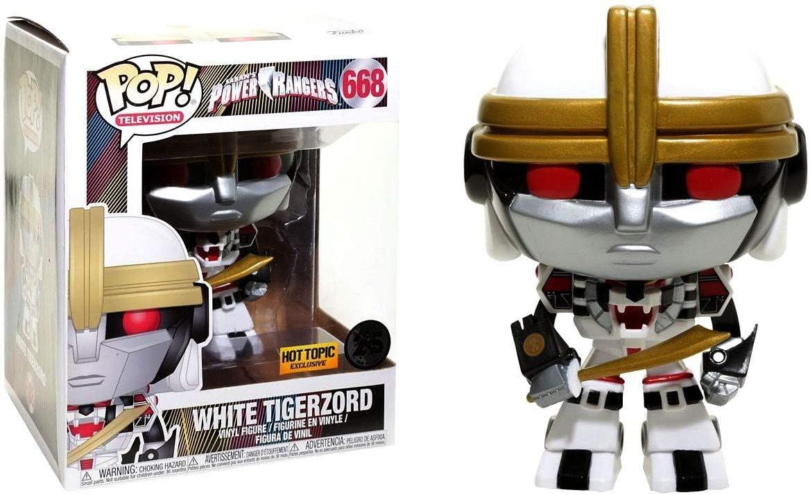 Pop! Television: Mighty Morphin Power Rangers - White Tigerzord (Hot Topic Exclusive)