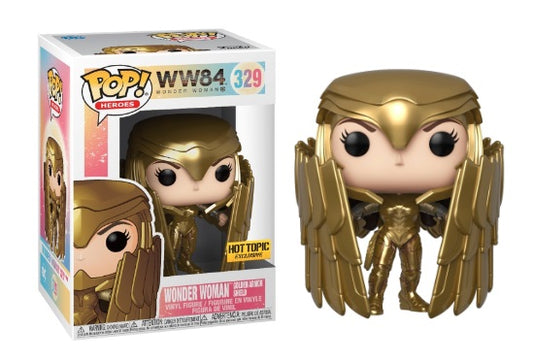 Pop! Heroes: WW84 - Wonder Woman [Golden Armor] (Hot Topic Exclusive)