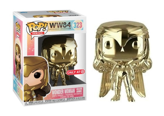 Pop! Heroes: WW84 - Wonder Woman [Golden Armor] (Target Exclusive)