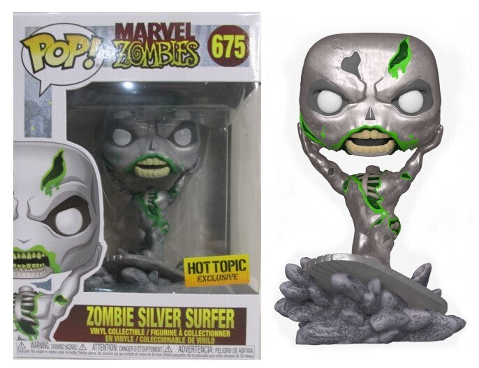 Pop! Marvel: Marvel Zombies - Zombie Silver Surfer (Hot Topic Exclusive)