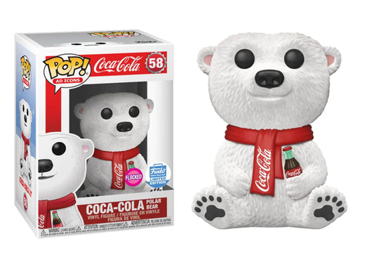 Pop! Ad Icons: Coca -Cola Polar Bear [Flocked] (Funko Shop Exclusive)