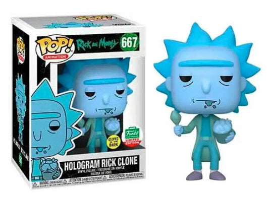 Pop! Animation: Rick and Morty - Hologram Rick Clone Bucket of Chicken [GITD] (Funko Shop Exclusive)