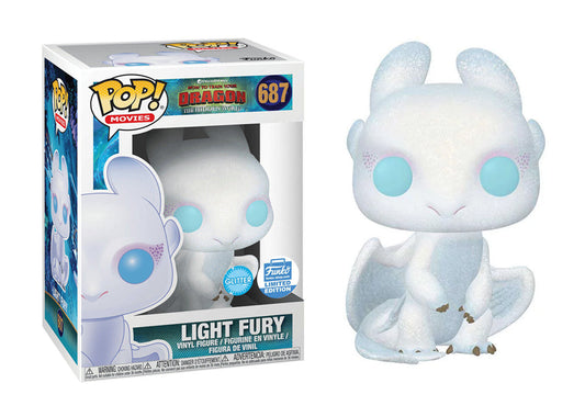 Pop! Movies: How to Train Your Dragon - Light Fury [Glitter] (Funko Shop Exclusive)