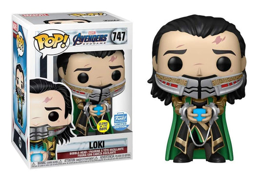 Pop! Marvel: Loki w/ Tesseract [GITD] (Funko Shop Exclusive)