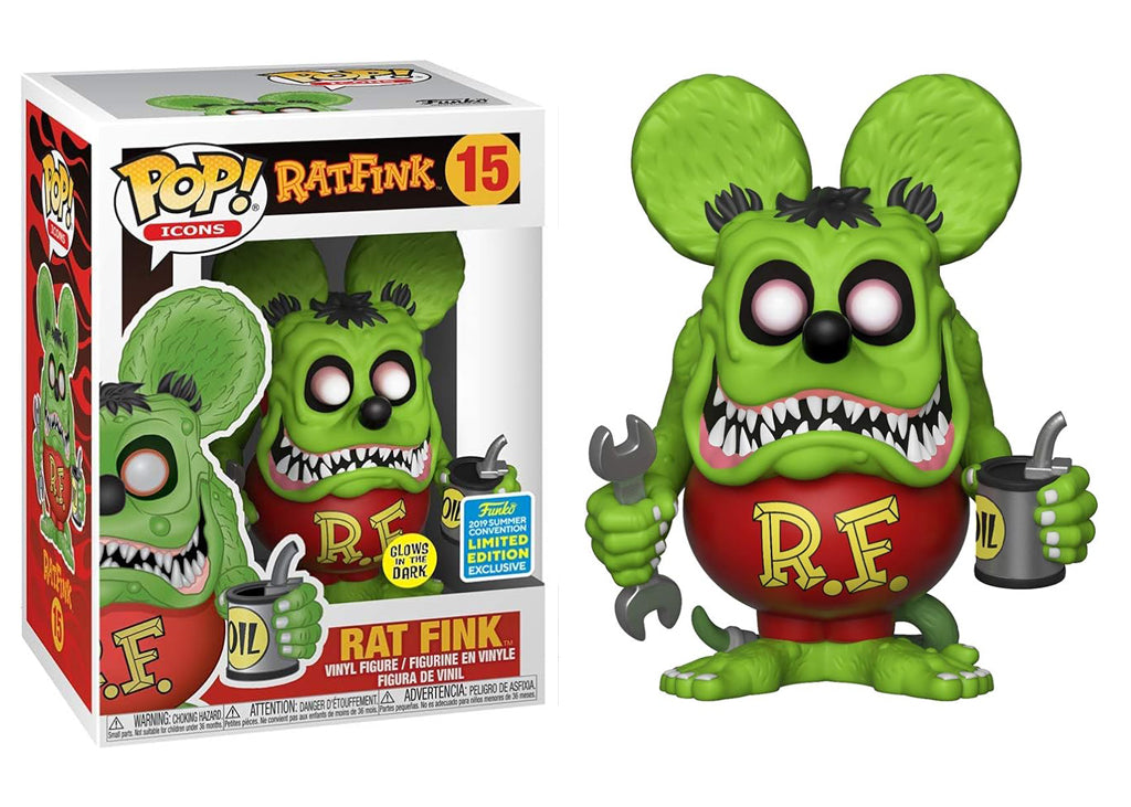 Pop! Icons: Ratfink [GITD] (2019 Summer Convention Exclusive)