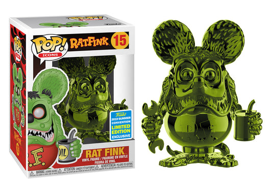 Pop! Icons: Ratfink [Green Chrome] (2019 Summer Convention Exclusive)