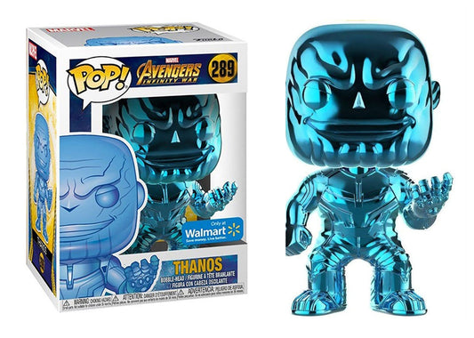 Pop! Marvel: Infinity War - Thanos [Blue Chrome] (Walmart Exclusive)