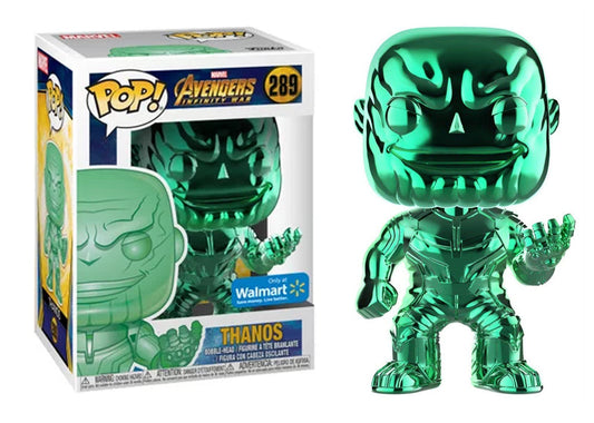 Pop! Marvel: Infinity War - Thanos [Green Chrome] (Walmart Exclusive)